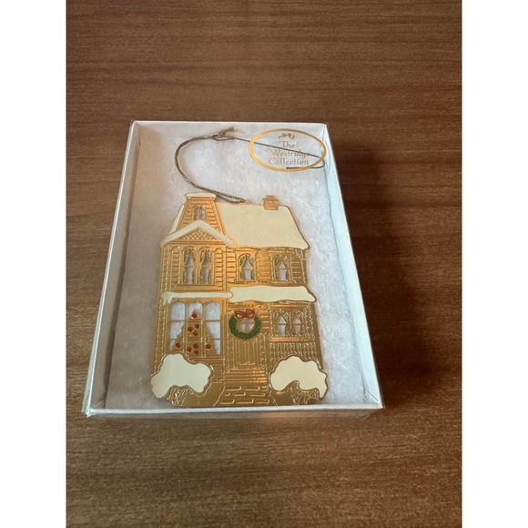 Vintage 24K plated Christmas ornament - Picture 8 of 10